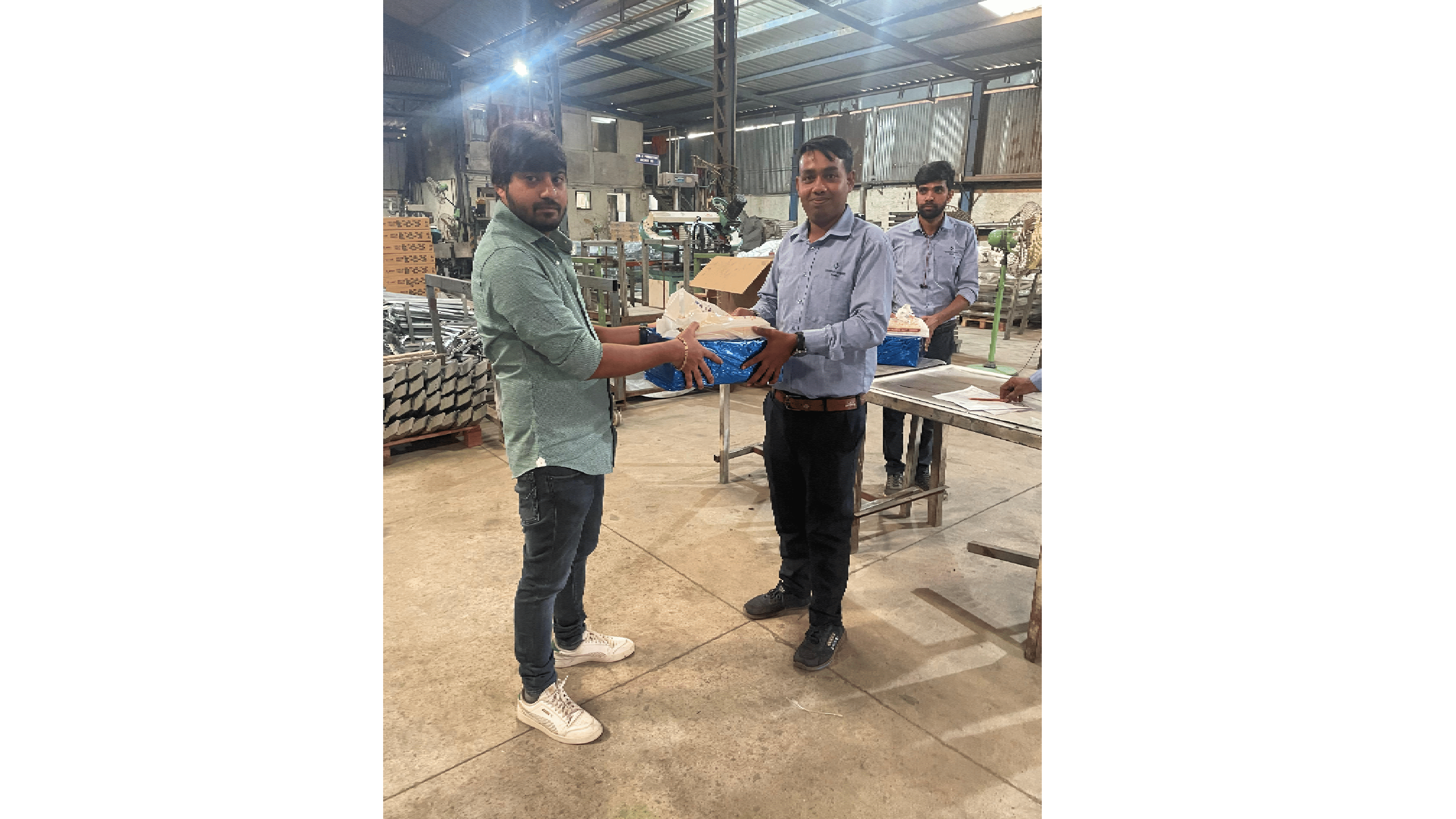 Team at work on the shop floor